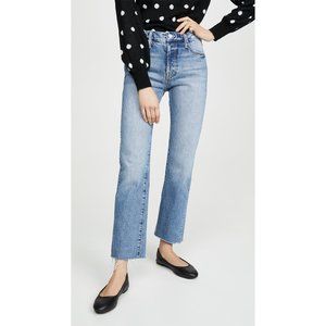 NWT Mother The Scrapper Cuff Ankle Fray Jeans 27